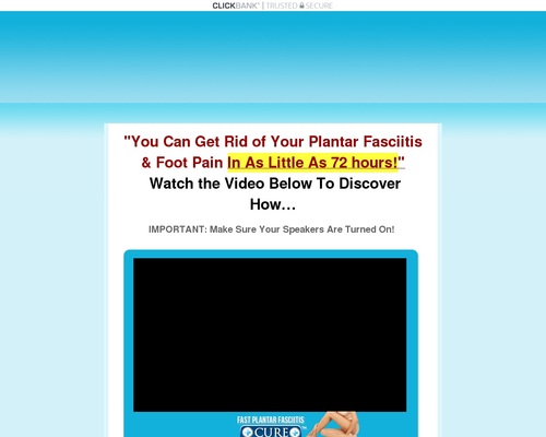 Fast Plantar Fasciitis Cure™ – Medlancr.com